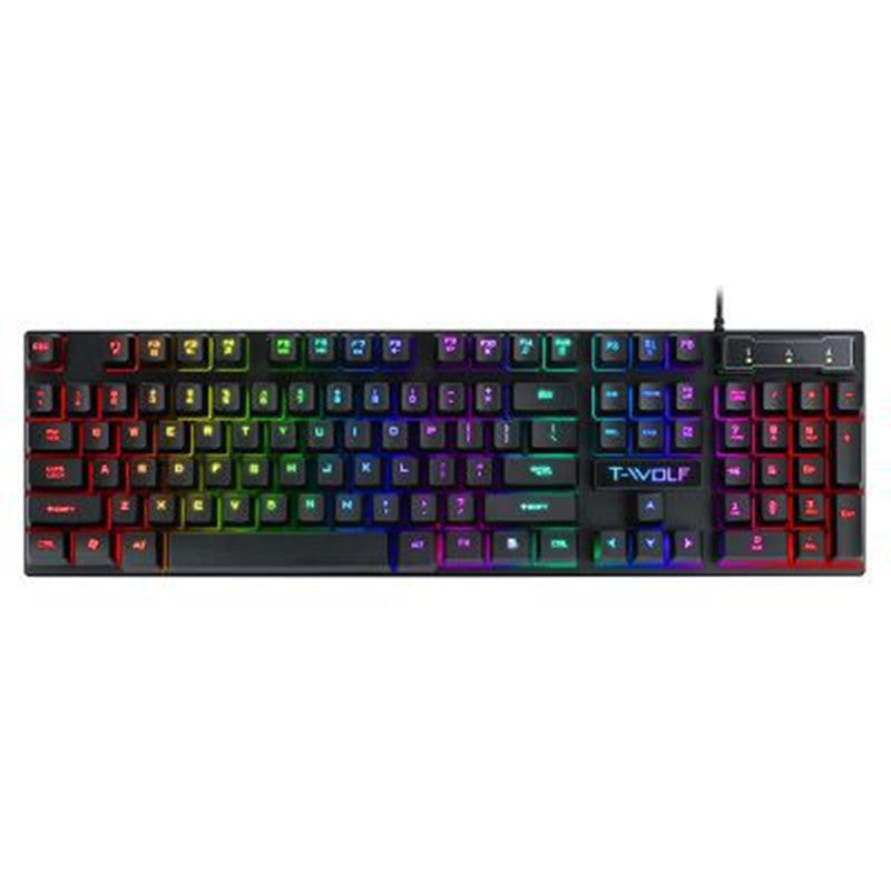 Gaming Usb Luminous Wired Keyboard CJJSBJYX00031-MouseFloating Manipulator