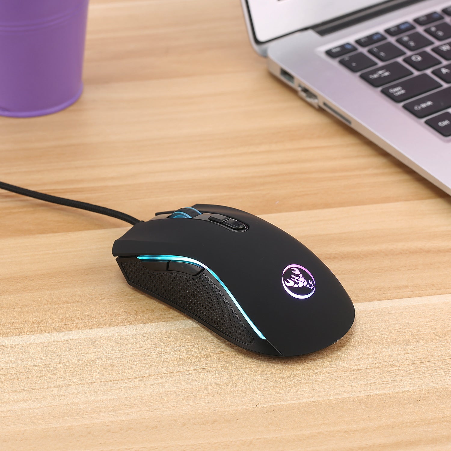 Gaming Usb Luminous Wired Keyboard CJJSBJYX00031-MouseFloating Manipulator